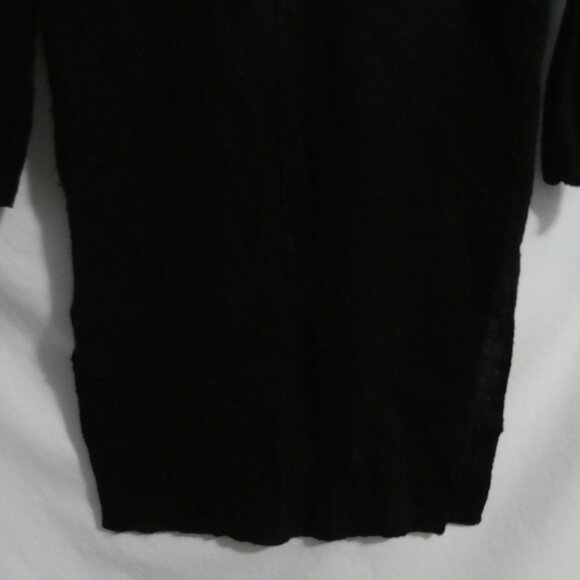 DREAMERS | s-m small to medium | Black Long Sleeve V-Neck Sweater Dress - Picture 16 of 16